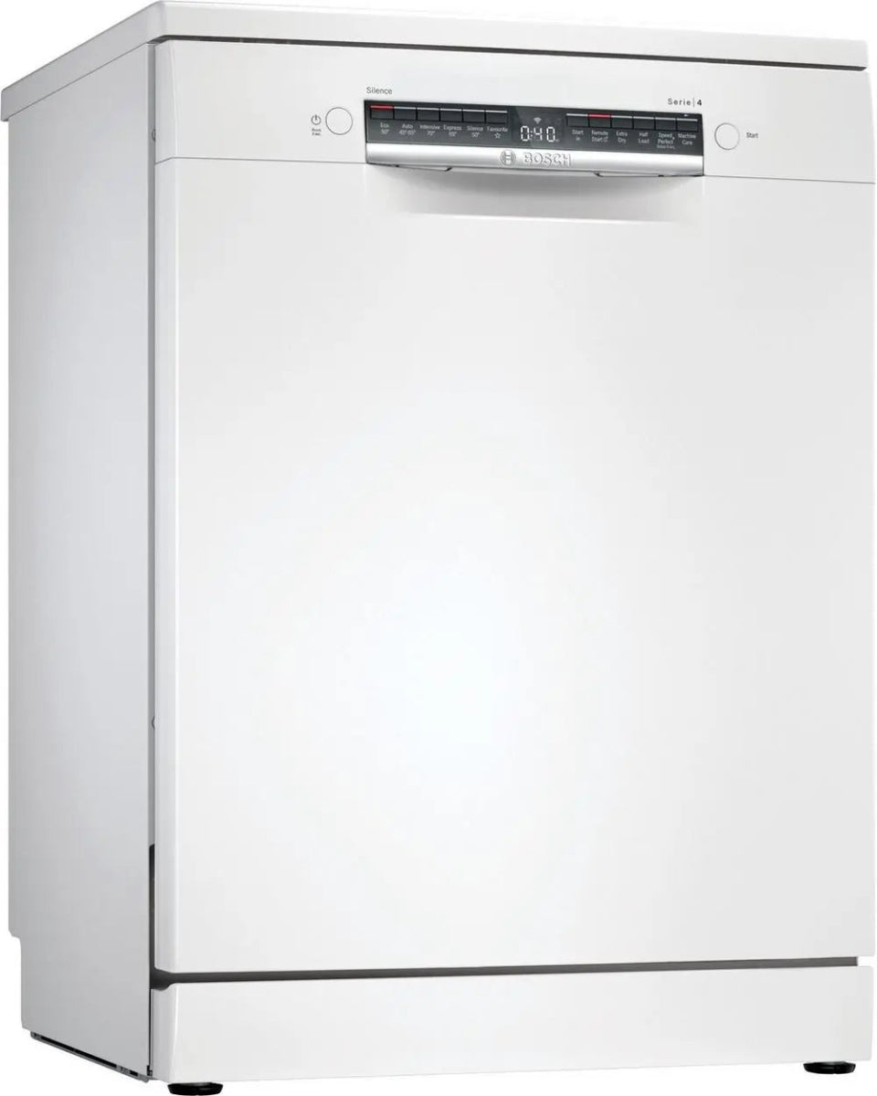 Bosch Serie 4 SMS4EKW06G Freestanding Dishwasher With 13 Place Settings, White | Atlantic Electrics - 42400331399391 