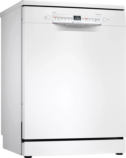 Bosch SMS2HVW67G Freestanding Dishwasher With 10 Place Settings, White | Atlantic Electrics