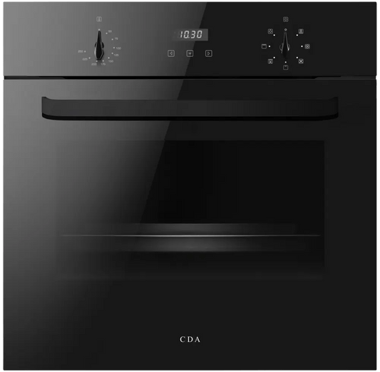 CDA SC223BL 59.5cm Electric Single Oven, Black | Atlantic Electrics