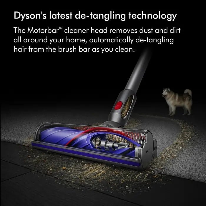 Dyson V11ADVANCED24 Cordless Vacuum Cleaner With Up To 60 Minutes Run Time - Nickel/Purple | Atlantic Electrics - 42524974153951 