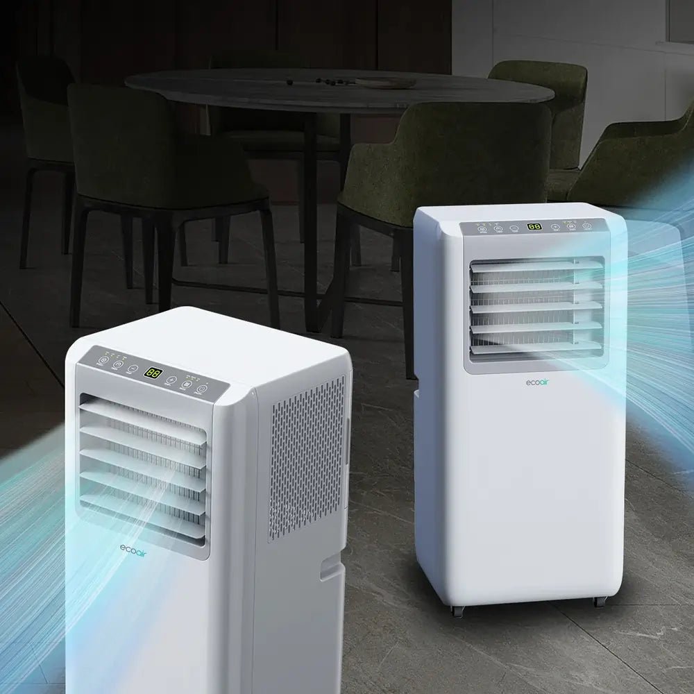 EcoAir CRYSTAL MK3 9000 BTU 4 - in - 1 Portable Air Conditioner with Remote Control and Free Window Seal Kit | Atlantic Electrics - 42963672989919 