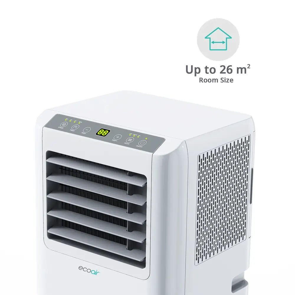 EcoAir CRYSTAL MK3 9000 BTU 4 - in - 1 Portable Air Conditioner with Remote Control and Free Window Seal Kit | Atlantic Electrics - 42963672957151 