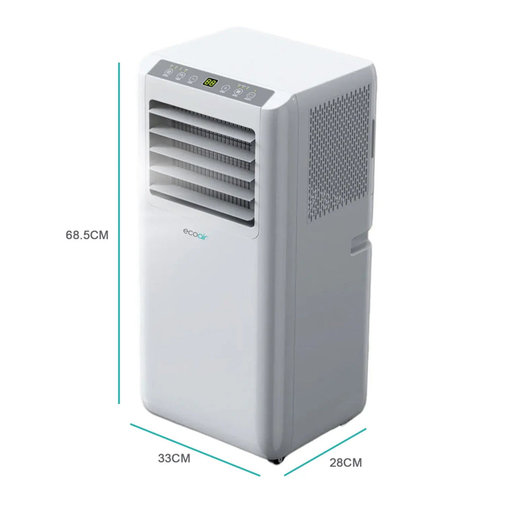 EcoAir CRYSTAL MK3 9000 BTU 4 - in - 1 Portable Air Conditioner with Remote Control and Free Window Seal Kit | Atlantic Electrics - 42963672826079 