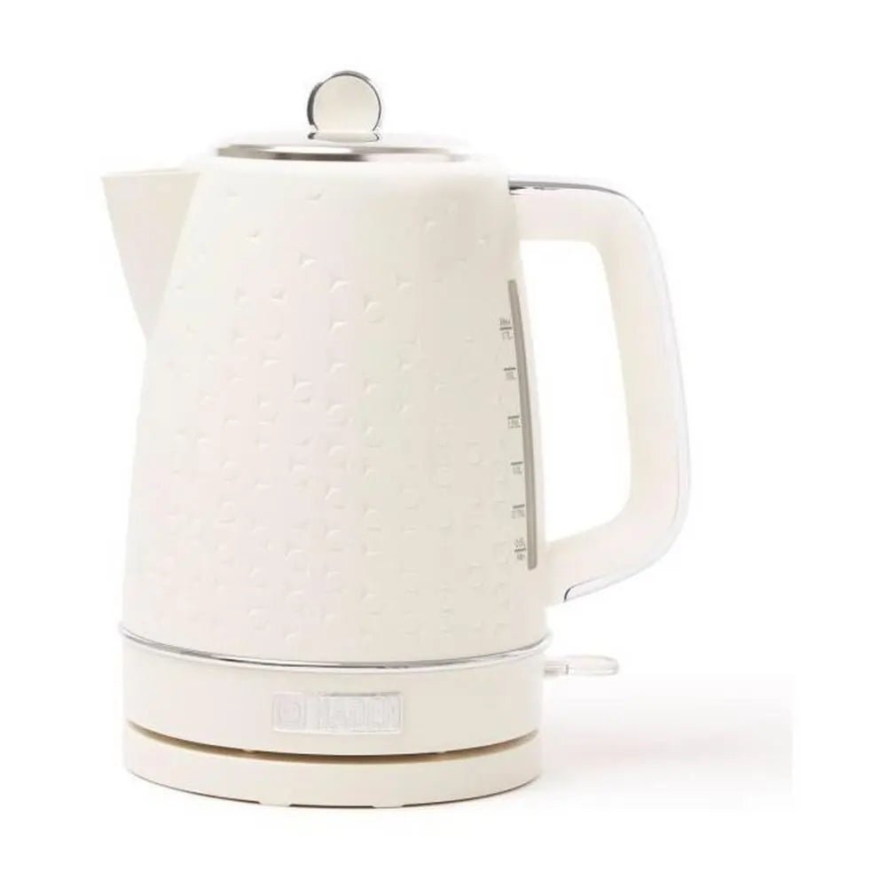 Haden Starbeck 207203 1.7 Litre Cordless Jug Kettle - Ivory | Atlantic Electrics - 42653942612191 