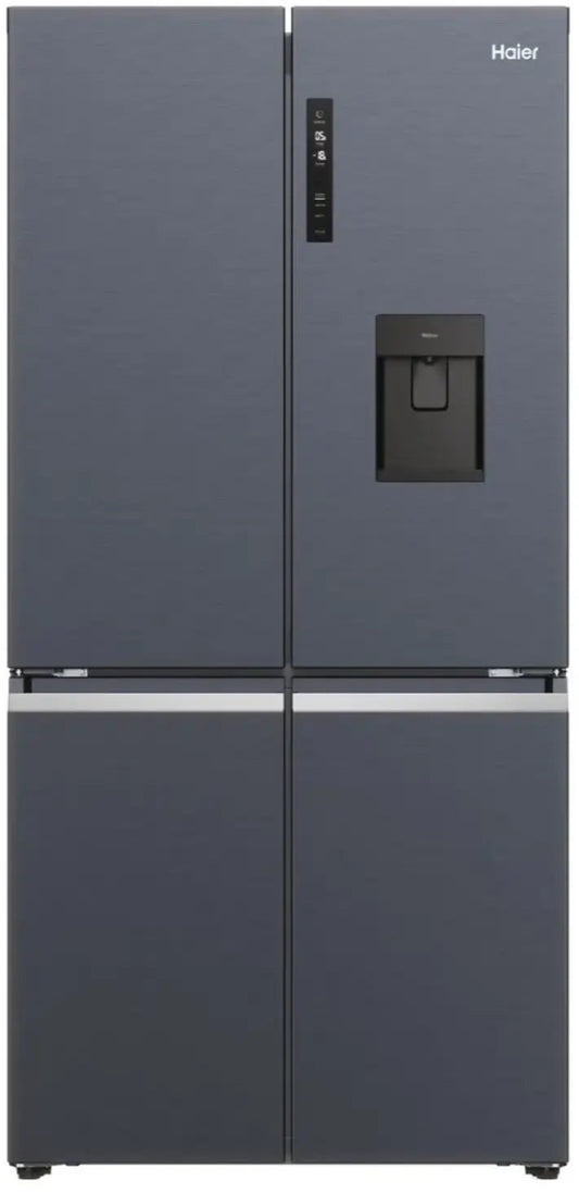 Haier HCR5919EHMB Cube 90 Series 5 525 Litre Four Door American Fridge Freezer - Black | Atlantic Electrics