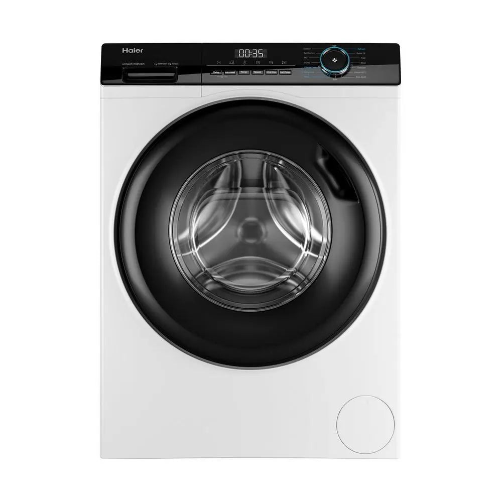 Haier HW80B16939 8kg 1600 Spin Washing Machine, White | Atlantic Electrics - 42859662409951 