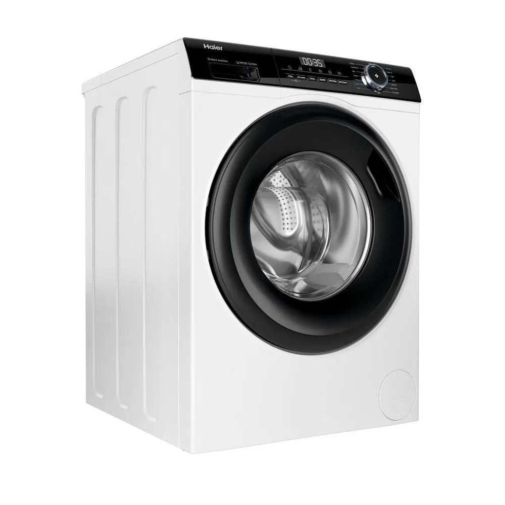 Haier HW80B16939 8kg 1600 Spin Washing Machine, White | Atlantic Electrics - 42859662311647 