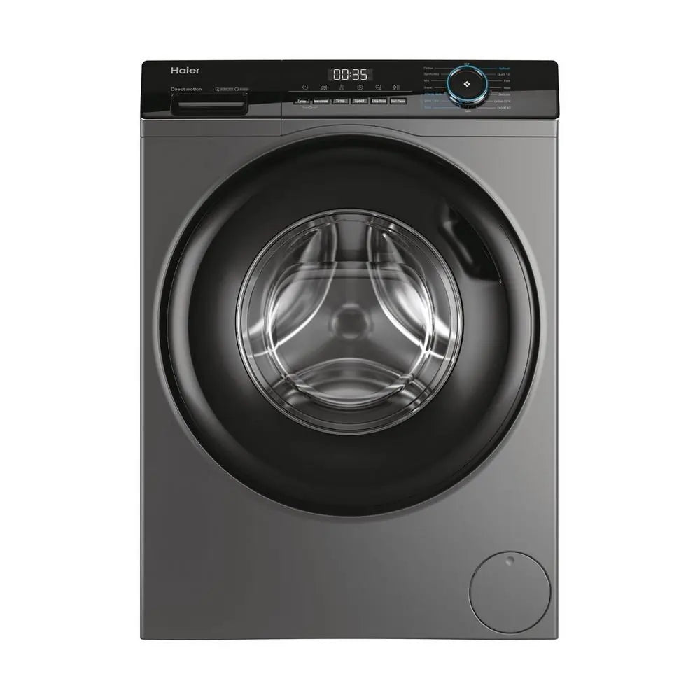 Haier HW80B16939S8 8kg 1600 Spin Washing Machine, Graphite | Atlantic Electrics - 42859662082271 