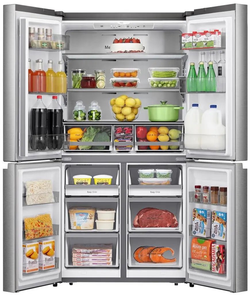 Hisense RQ758N4SASE Total No Frost American Fridge Freezer - Stainless Steel | Atlantic Electrics - 42170956579039 