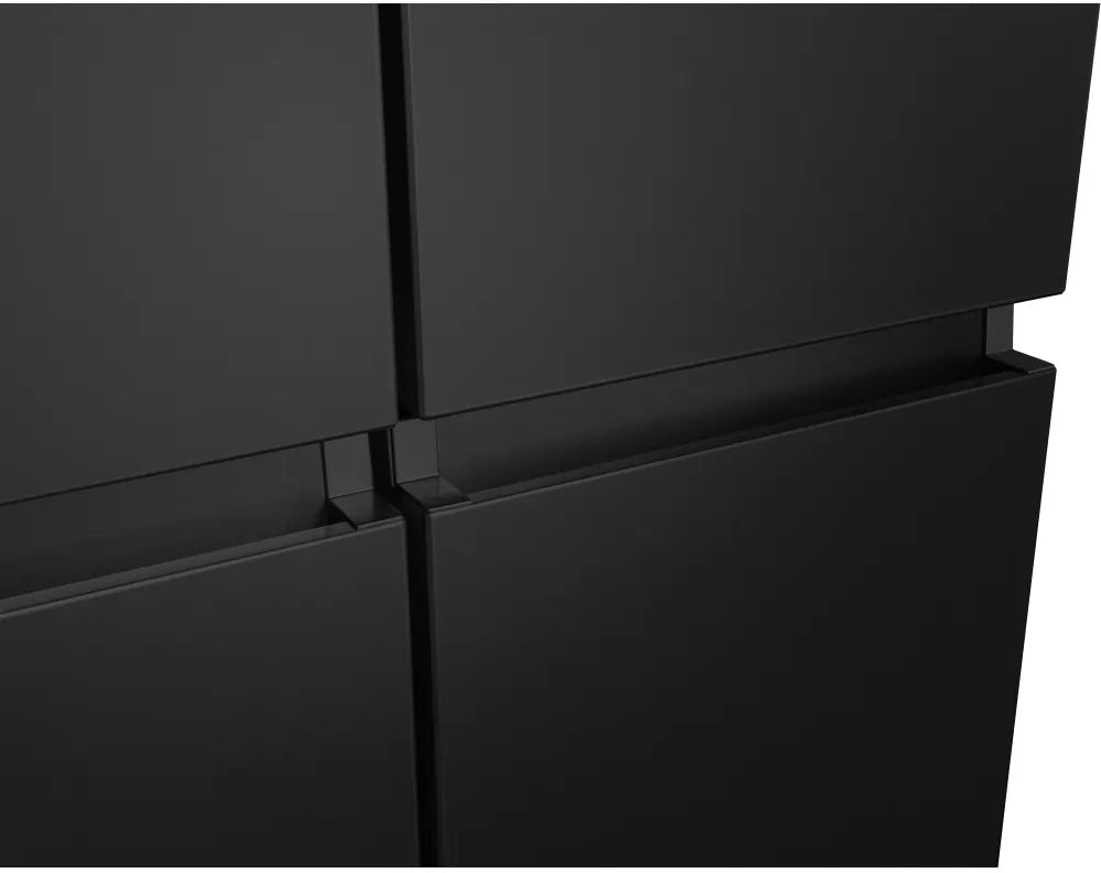 Hisense RQ758N4SWFE Non-Plumbed American Fridge Freezer, Black | Atlantic Electrics - 42117470945503 