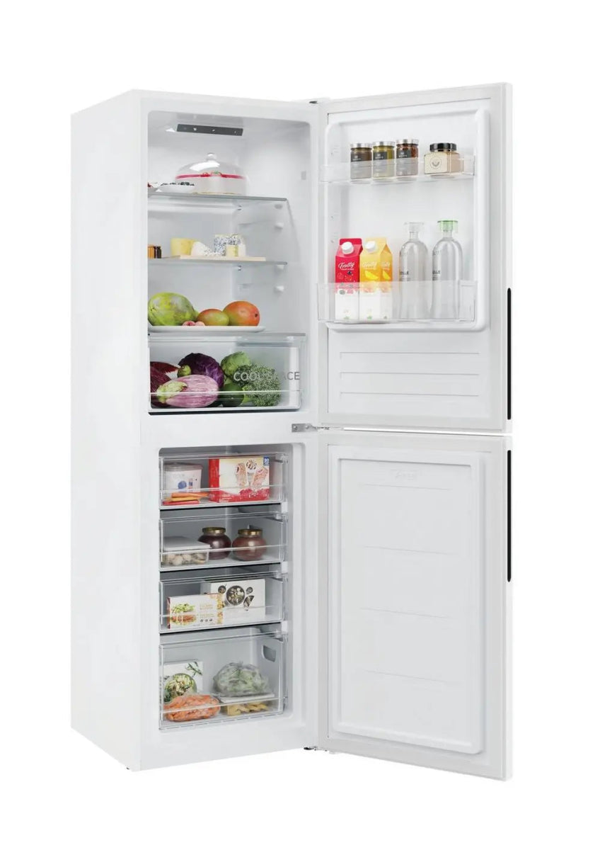 Hoover HVT3CLECKIHW 54.5cm Low Frost Fridge Freezer - White | Atlantic Electrics - 42309245567199 