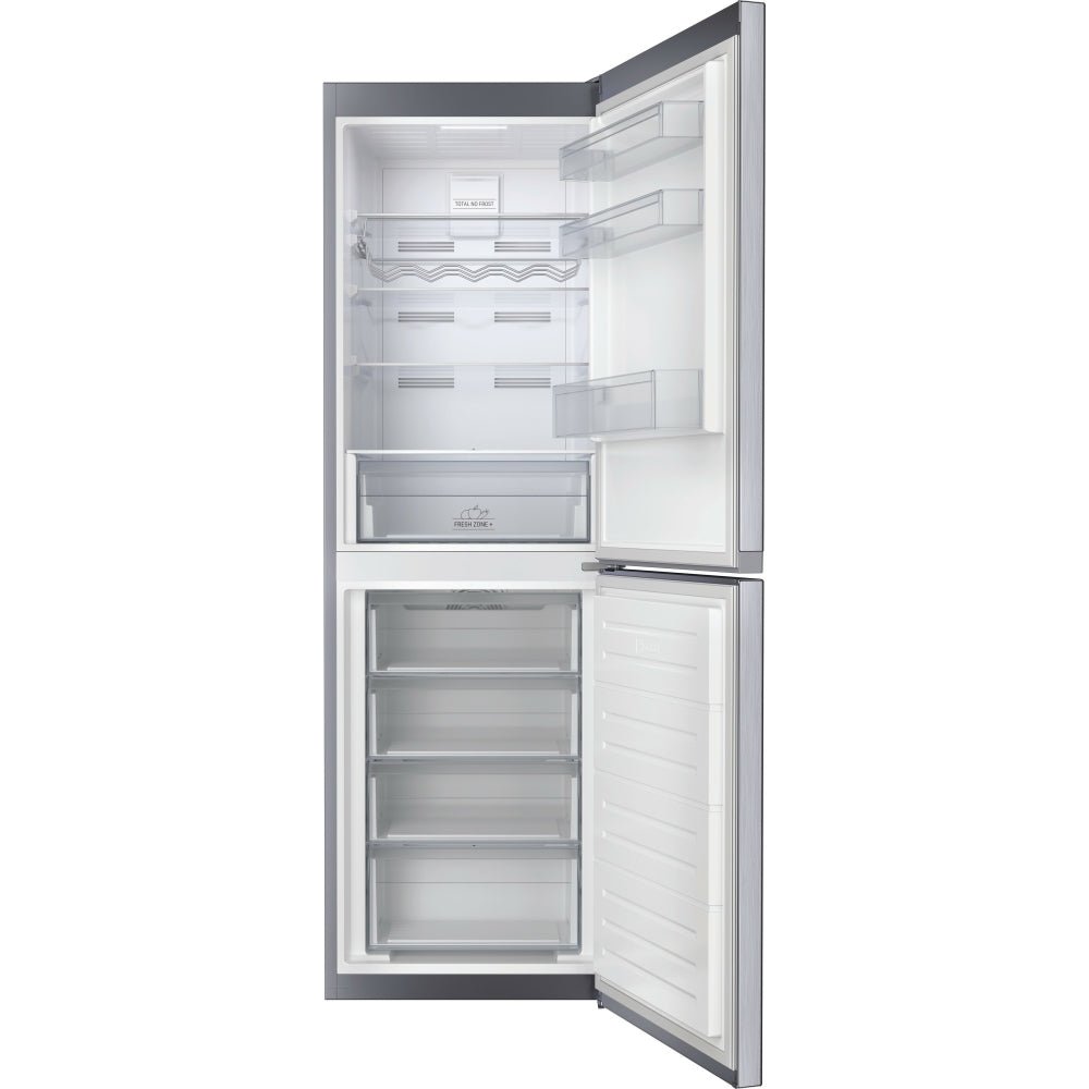 Hotpoint HBTNF60182XUK Total No Frost Fridge Freezer, 50/50, Stainless Steel | Atlantic Electrics - 42653954244831 