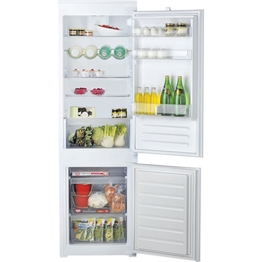 Hotpoint HMCB70302UK Low Frost Integrated Fridge Freezer, Sliding Hinge, 70/30 | Atlantic Electrics