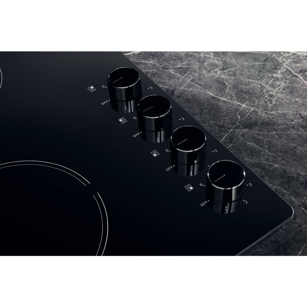 Hotpoint HR620RH 60cm 4 Zone Ceramic Hob, Black | Atlantic Electrics