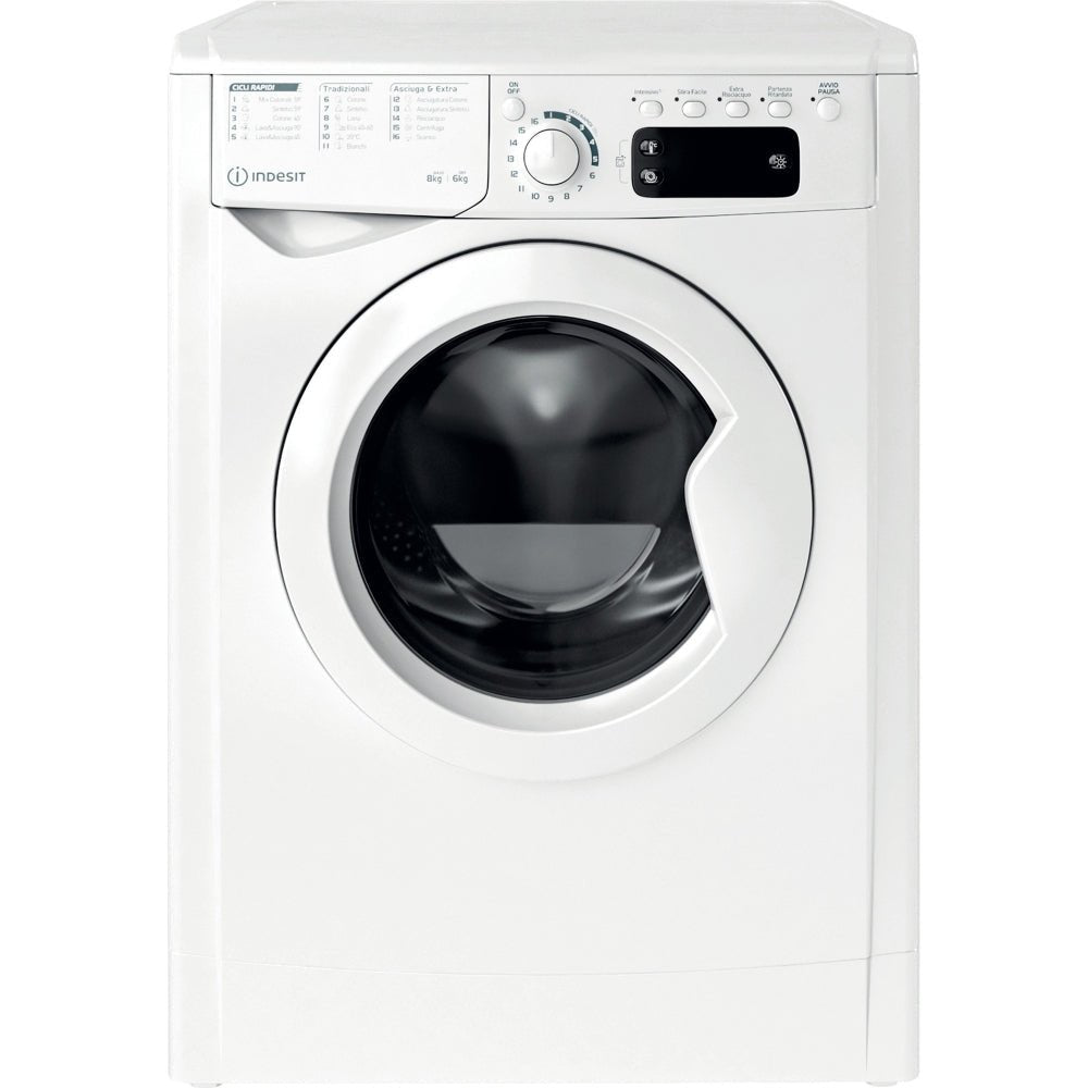 Indesit EWDE861483WUK 8Kg / 6Kg Washer Dryer with 1400 rpm - White | Atlantic Electrics - 42653977084127 