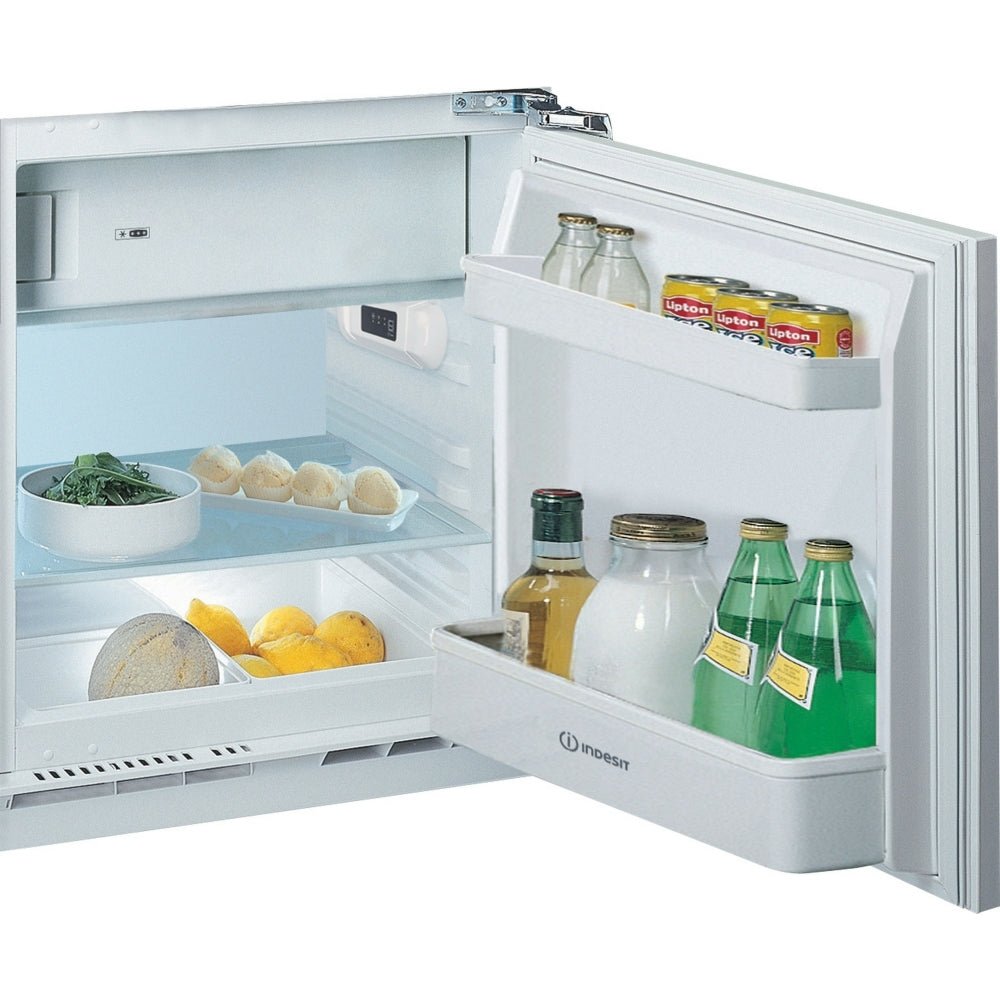 Indesit INBUF011 Built - Under Fridge with Ice Box, Fixed Hinge, Stainless Steel | Atlantic Electrics - 42719006752991 