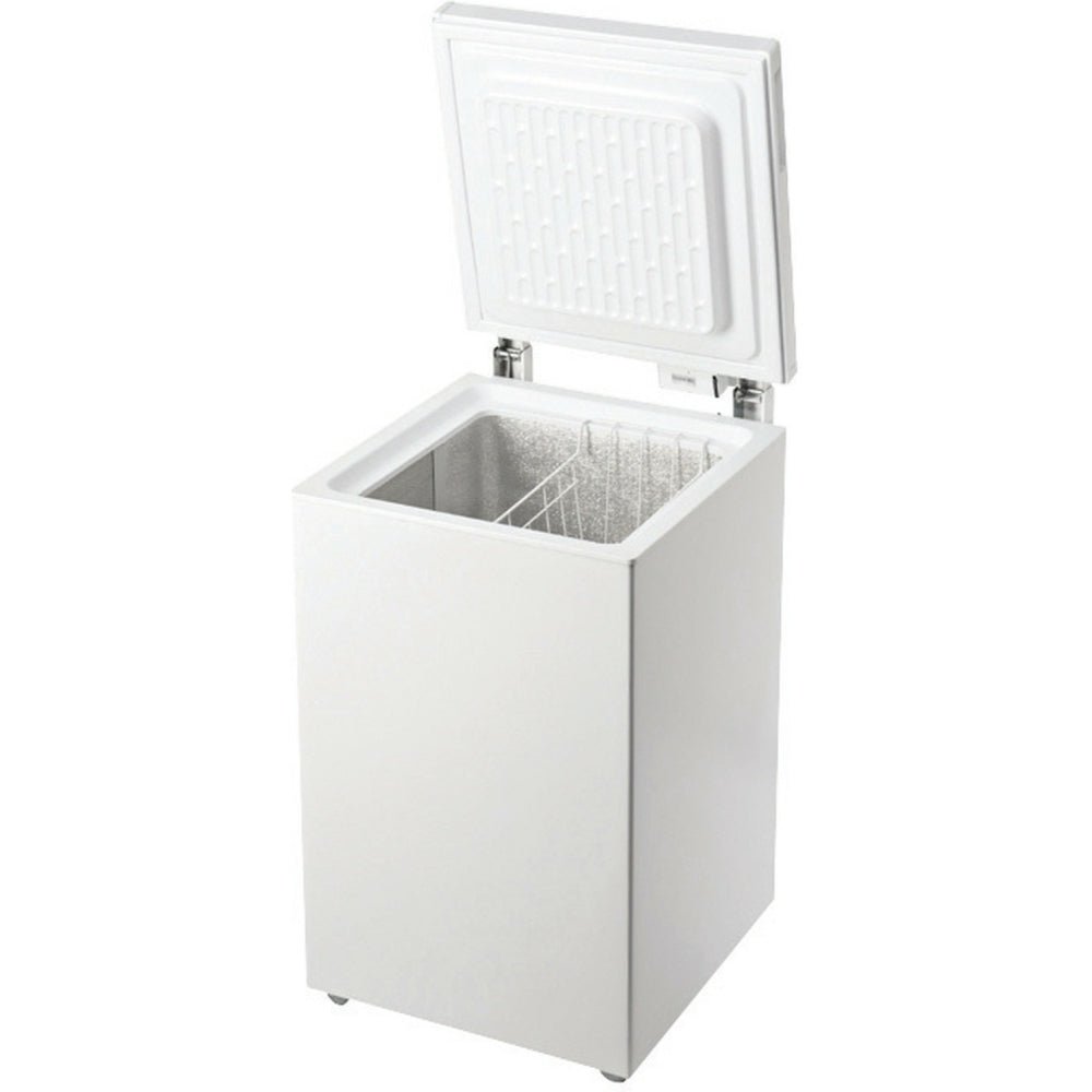 Indesit OS2A1002UK2 Low Frost 99 Litre Chest Freezer, White | Atlantic Electrics - 42674096275679 