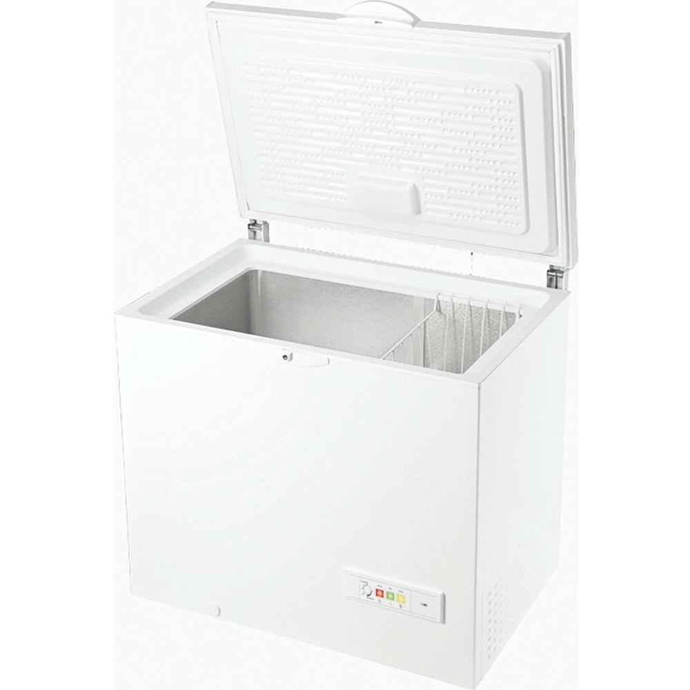 Indesit OS2A250H21 Low Frost 255 Litre Chest Freezer, White | Atlantic Electrics - 42674096603359 