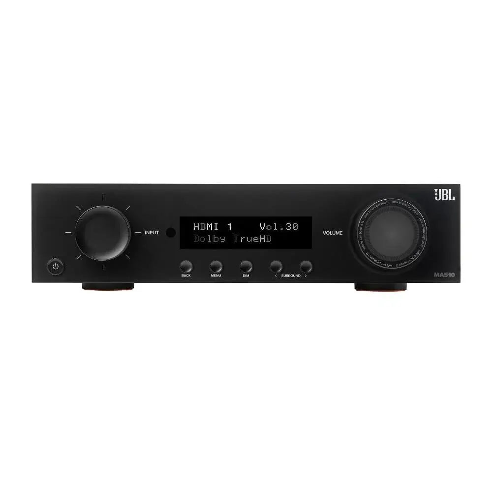 JBL MA510 5.2 Channel 8K AV Receiver, Black | Atlantic Electrics - 42983022559455 