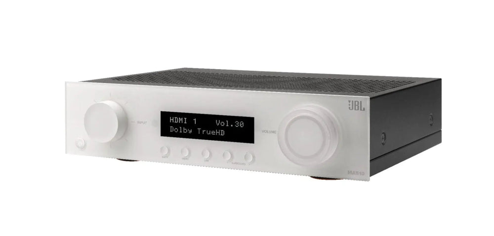 JBL MA510 5.2 Channel 8K AV Receiver, White | Atlantic Electrics - 42983022690527 