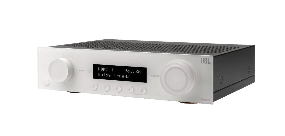 JBL MA510 5.2 Channel 8K AV Receiver, White | Atlantic Electrics