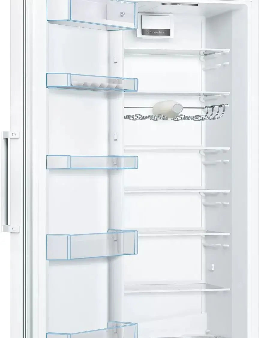 Bosch KSV36VWEPG 346 Litres Tall Larder Fridge, White, E Rated - 71804685975925 