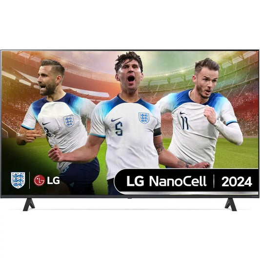 LG 50NANO81T6A (2024) LED HDR NanoCell 4K Ultra HD Smart TV, 50 inch with Freeview Play/Freesat HD, Ashed Blue | Atlantic Electrics