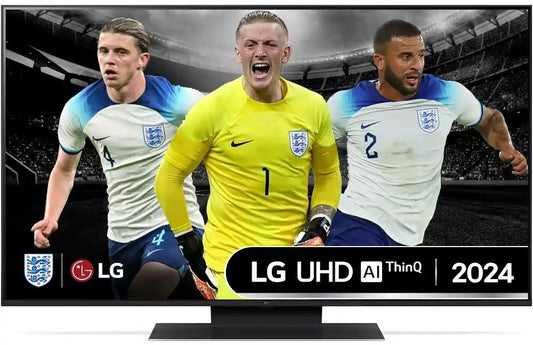 LG 50UT91006LA (2024) LED HDR 4K Ultra HD Smart TV, 50 inch with Freeview Play/Freesat HD, Ashed Blue | Atlantic Electrics