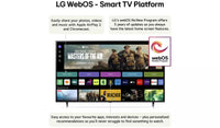 Thumbnail LG 55QNED80T6A (2024) 55 inch 4K HDR UHD Smart QNED LED TV HDR10 AI Sound Pro Ashed Blue | Atlantic Electrics- 42434532409567