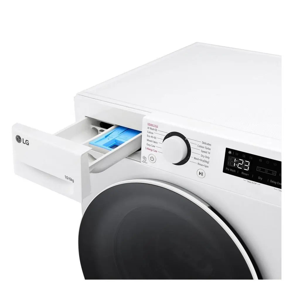 LG FWY606WWLN1 10kg/6kg 1400 Spin Washer Dryer - White | Atlantic Electrics