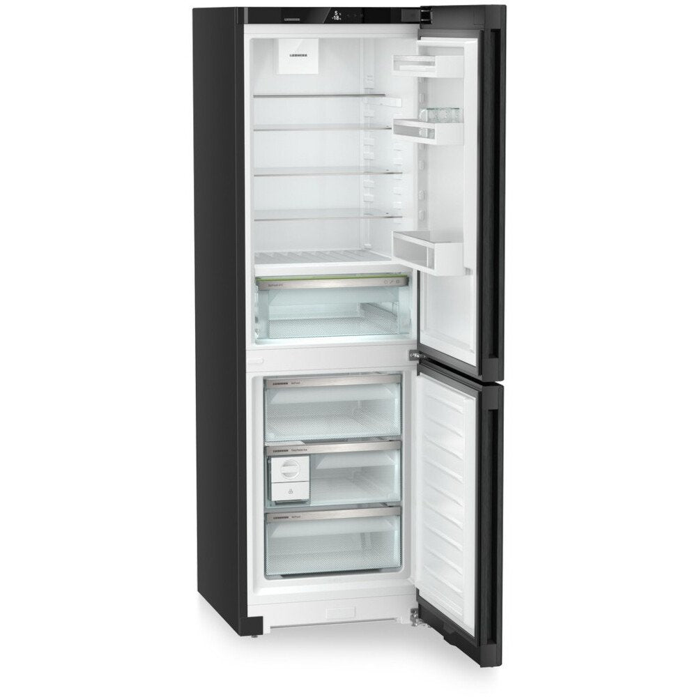 Liebherr CBNbda5223 No Frost Fridge Freezer, 70/30, Black, A Rated | Atlantic Electrics - 42683816739039 