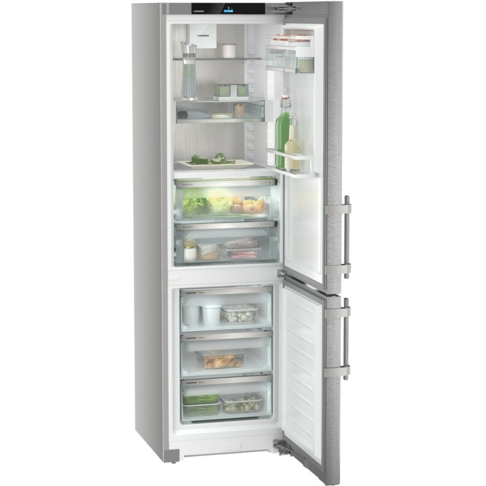 Liebherr CBNsdb575i No Frost Fridge Freezer, 70/30, Silver, B Rated | Atlantic Electrics - 42719035654367 