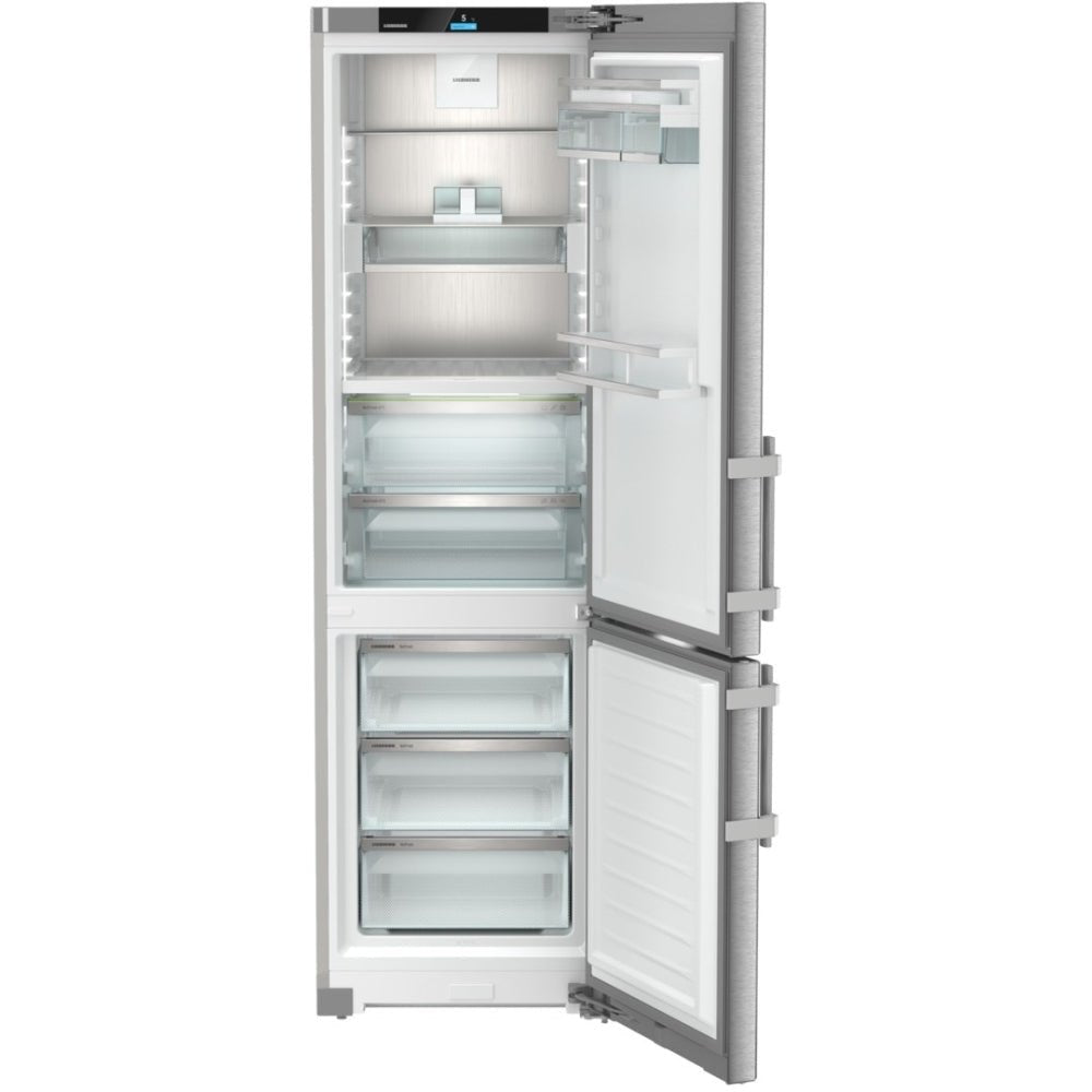 Liebherr CBNsdb575i No Frost Fridge Freezer, 70/30, Silver, B Rated | Atlantic Electrics - 42719035818207 