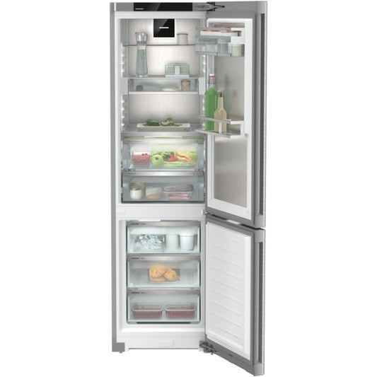 Liebherr CBNstb579i Fridge Freezer, Silver, B Rated | Atlantic Electrics