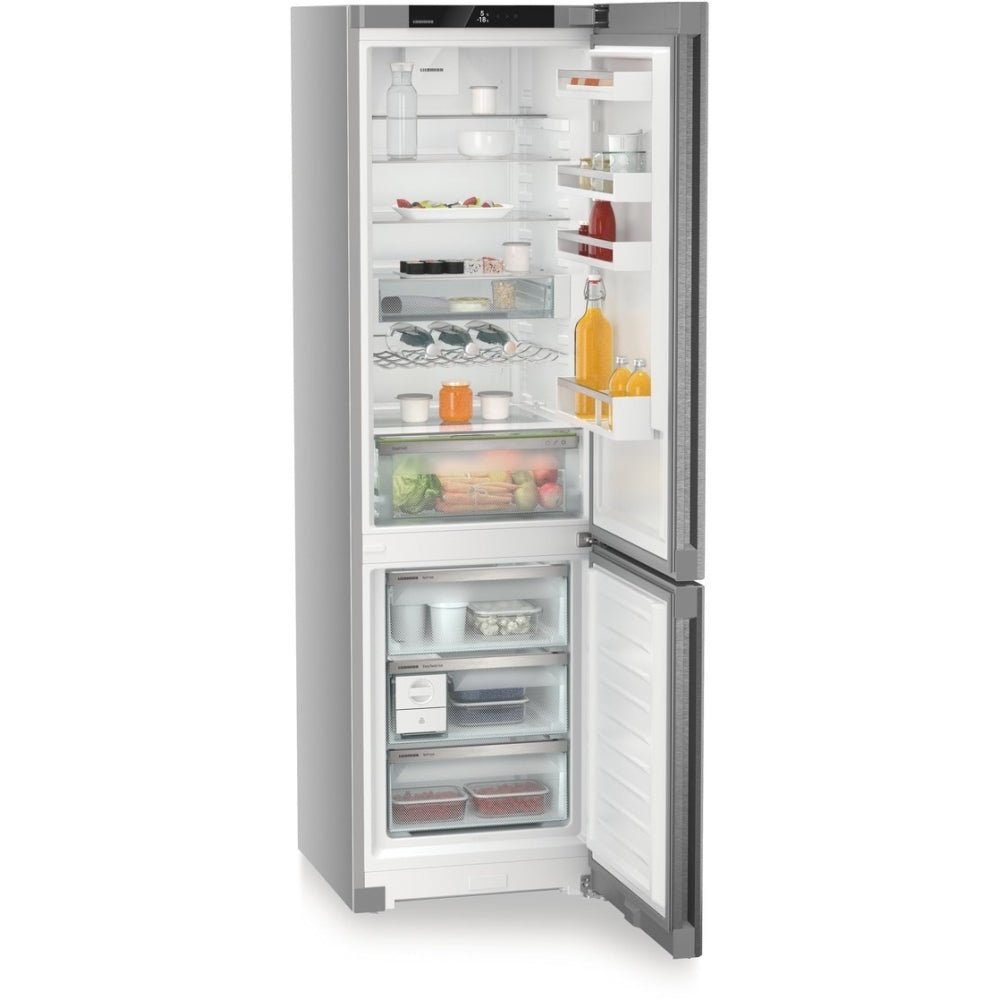 Liebherr CNsdb5723 Fridge Freezer, Silver, B Rated | Atlantic Electrics - 42719038767327 