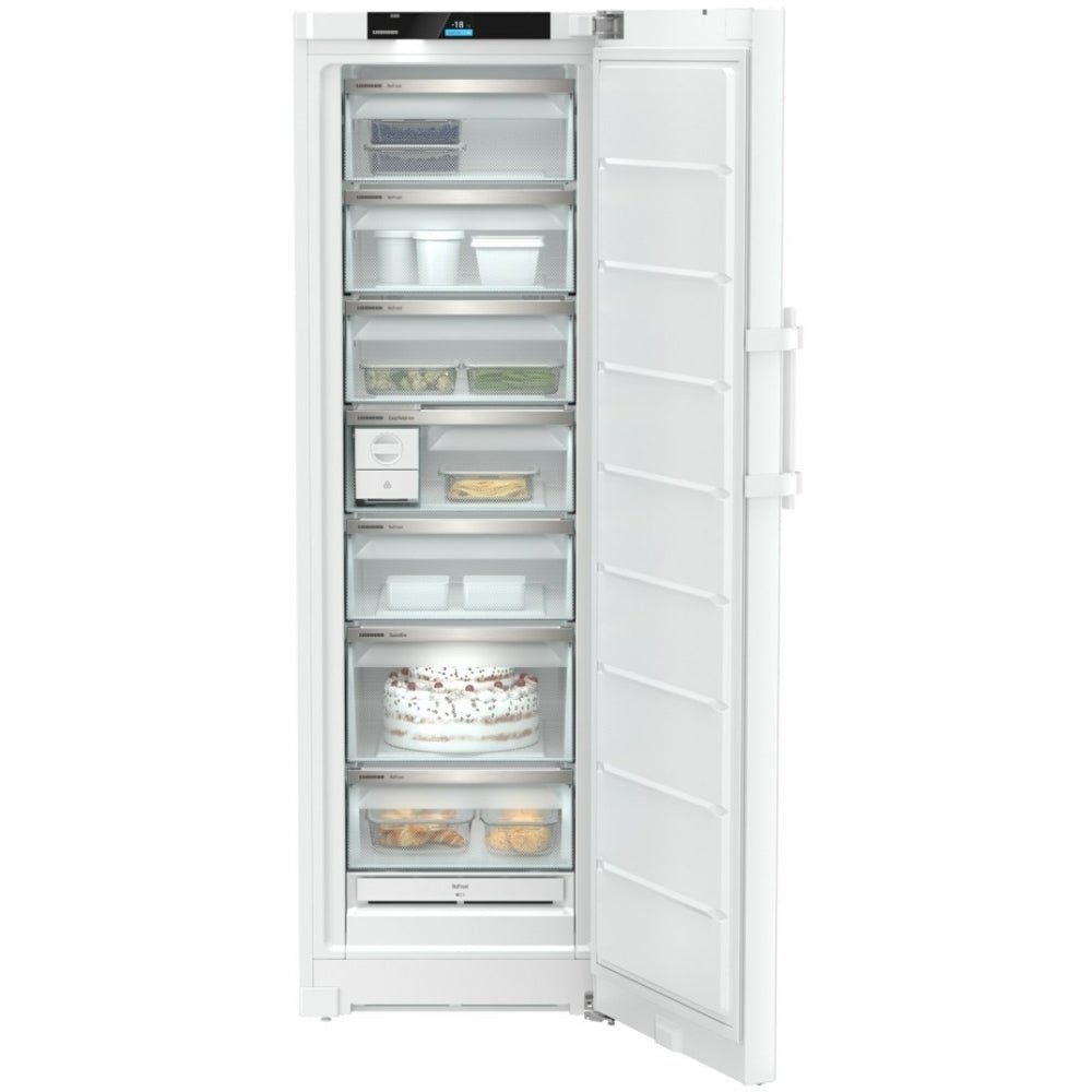 Liebherr FNc527i No Frost Tall Freezer, White, C Rated | Atlantic Electrics - 42852876714207 