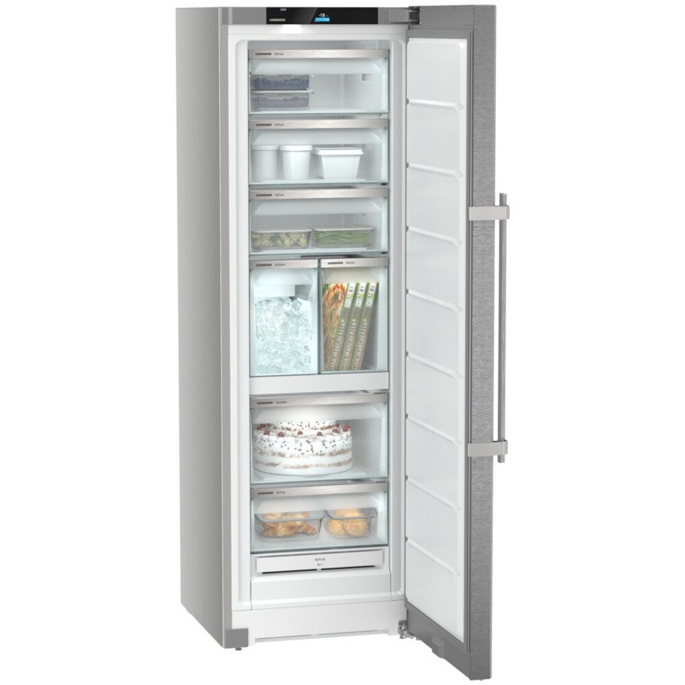 Liebherr FNsdd529i No Frost Tall Freezer, Stainless Steel, D Rated | Atlantic Electrics - 42852881727711 