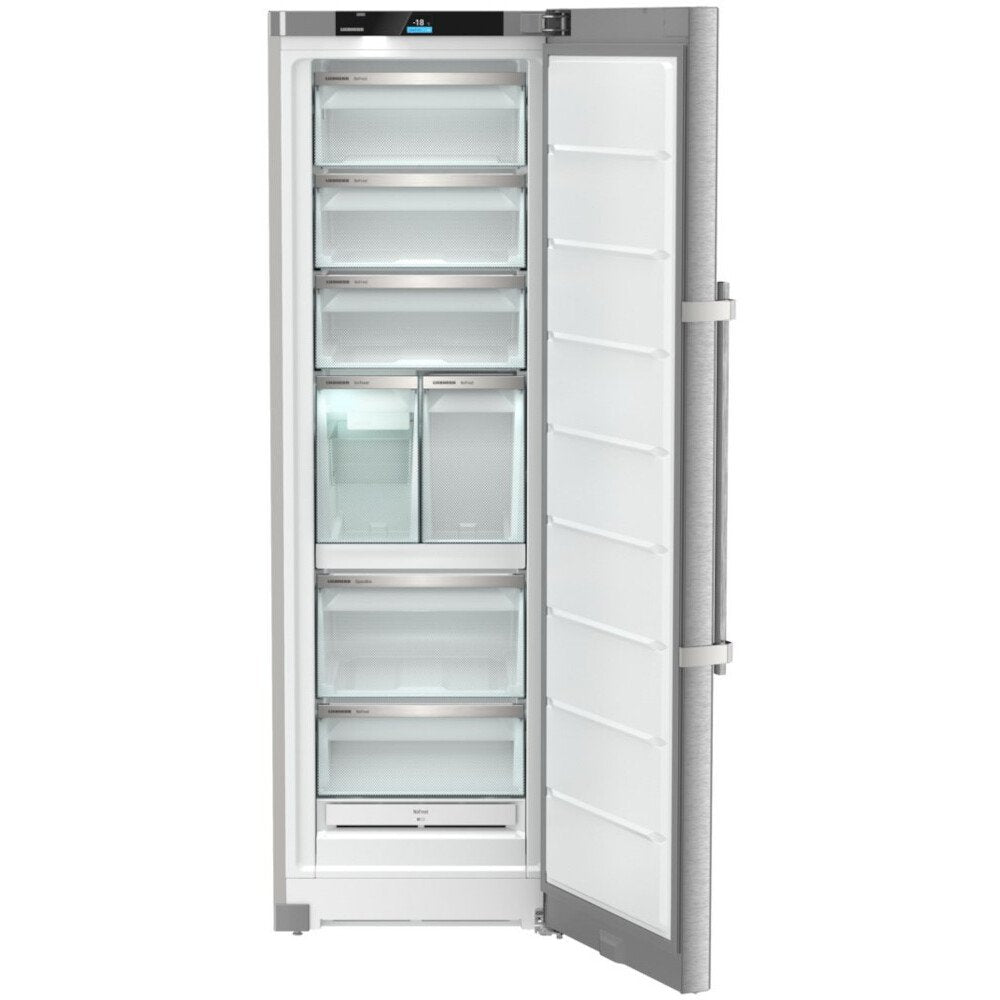 Liebherr FNsdd529i No Frost Tall Freezer, Stainless Steel, D Rated | Atlantic Electrics - 42852881662175 