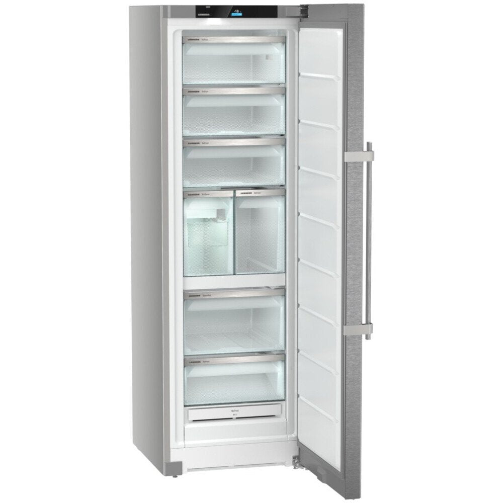 Liebherr FNsdd529i No Frost Tall Freezer, Stainless Steel, D Rated | Atlantic Electrics - 42852881629407 