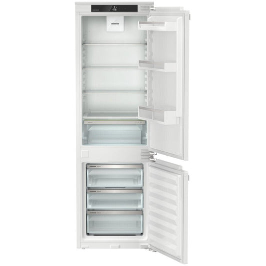 Liebherr ICNe5103 No Frost Integrated Fridge Freezer, Fixed Hinge, 70/30, Stainless Steel, E Rated | Atlantic Electrics