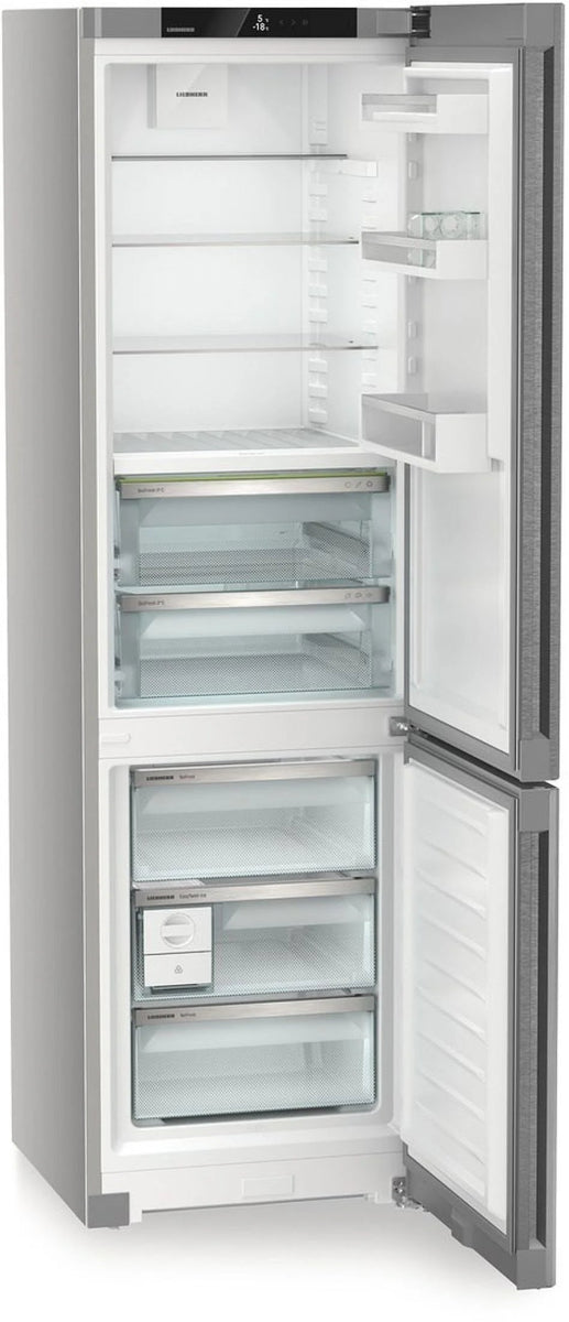 Liebherr Plus CBNSDA572I Freestanding 70/30 Fridge Freezer Frost Free - Stainless Steel Doors - A Rated | Atlantic Electrics - 42719060066527 