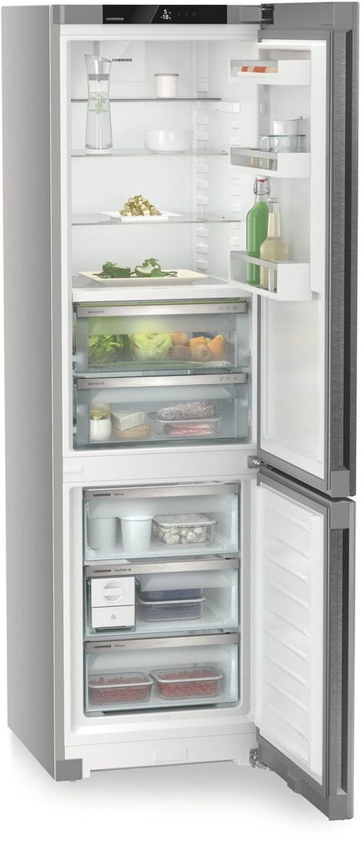 Liebherr Plus CBNSDA572I Freestanding 70/30 Fridge Freezer Frost Free - Stainless Steel Doors - A Rated | Atlantic Electrics - 42719060132063 