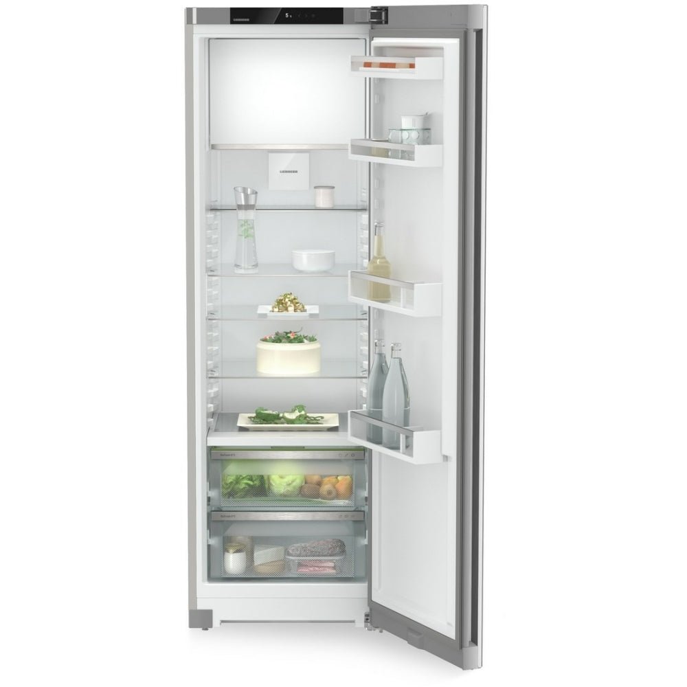 Liebherr RBsfd5221 Tall Fridge with Ice Box, Silver, D Rated | Atlantic Electrics - 42852892541151 