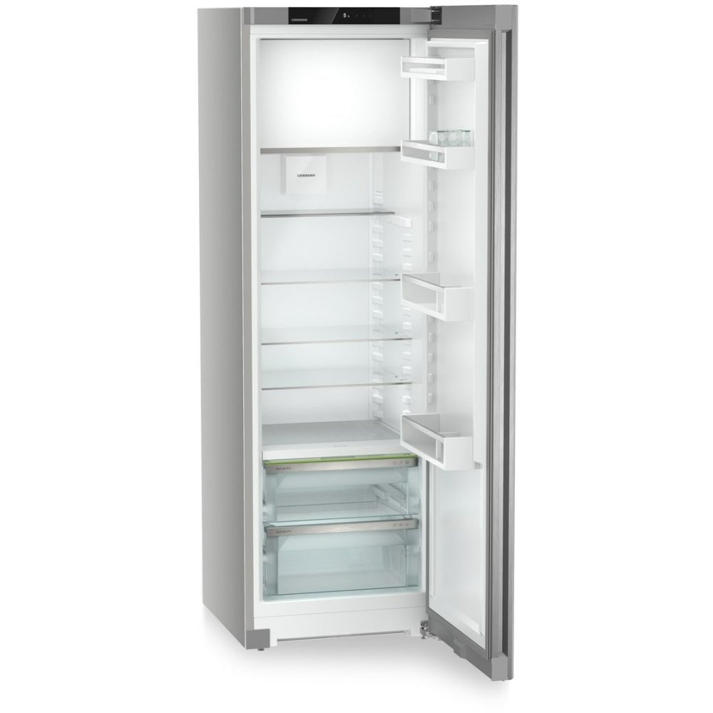 Liebherr RBsfd5221 Tall Fridge with Ice Box, Silver, D Rated | Atlantic Electrics