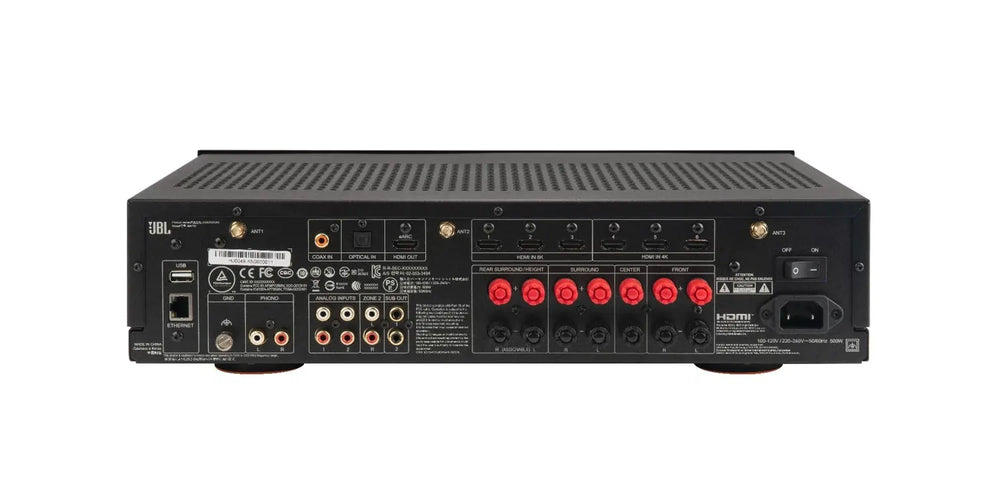 JBL MA710 7.2 Channel 8K AV Receiver, Black - 43077074845919 