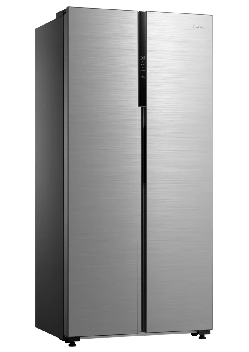 Midea MDRS619FIE46 460 Litre Frost Free American Style Fridge Freezer, Stainless Steel | Atlantic Electrics - 42880443187423 