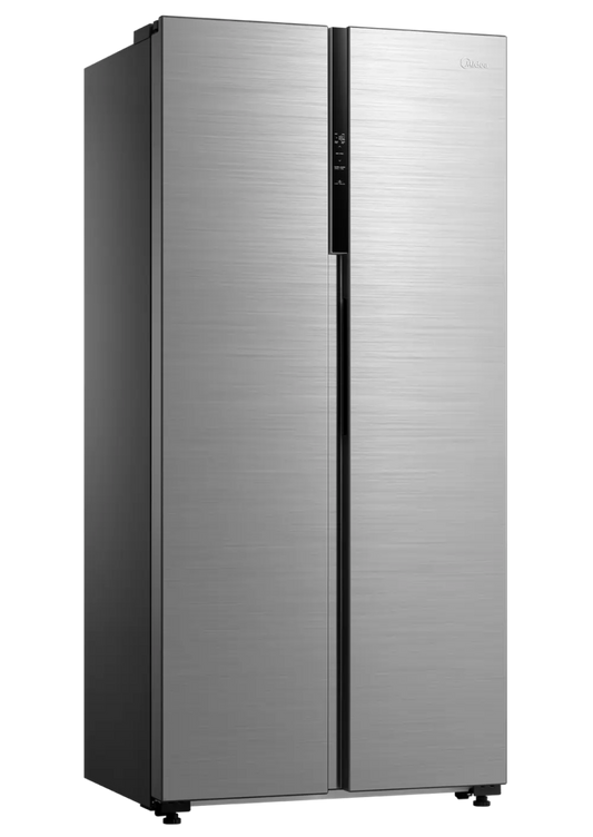 Midea MDRS619FIE46 460 Litre Frost Free American Style Fridge Freezer, Stainless Steel | Atlantic Electrics