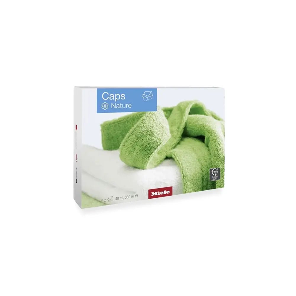 Miele 11486060 WACSON0902L 9-Pack Nature Caps Fabric Conditioner for all Miele Washing Machines | Atlantic Electrics - 41841828364511 