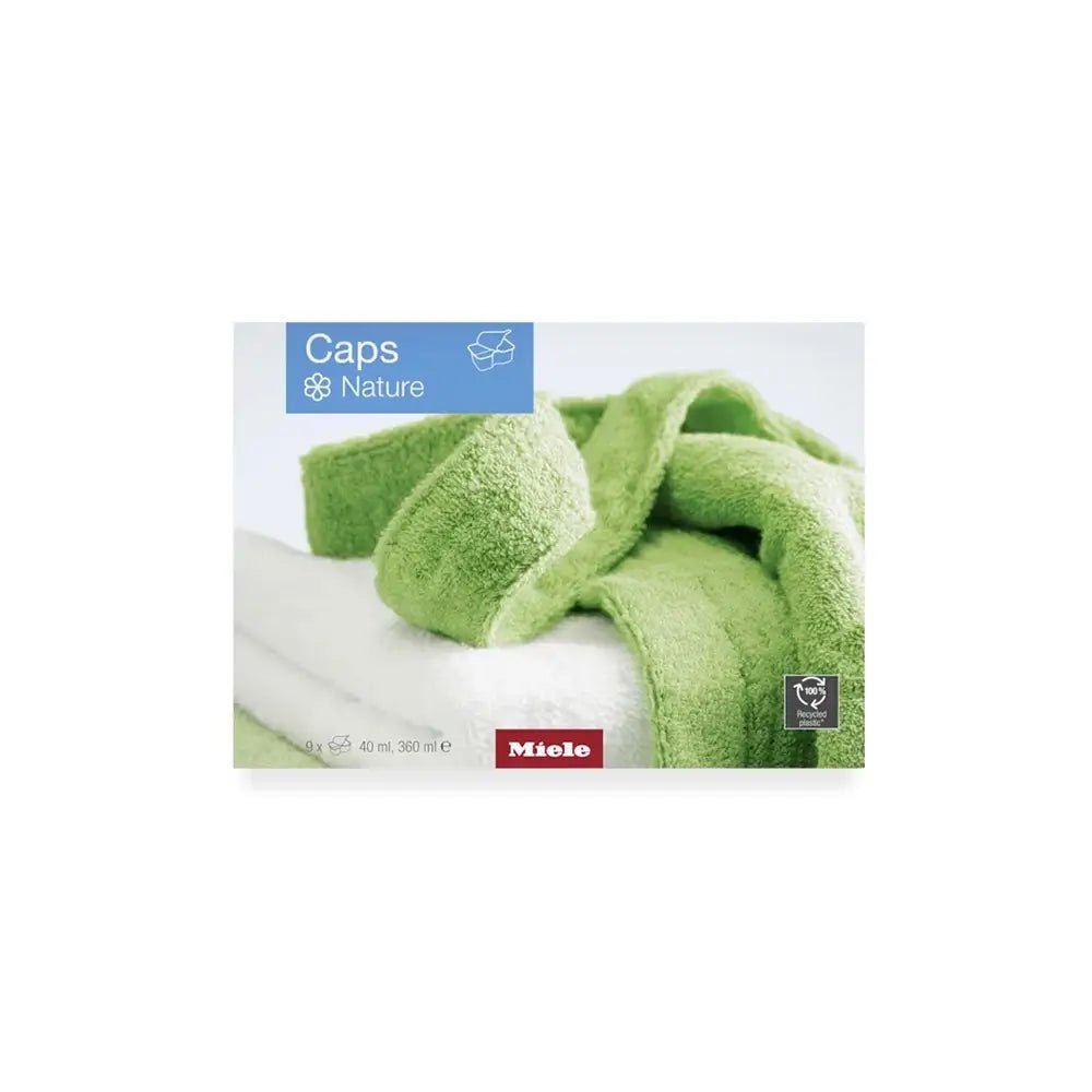 Miele 11486060 WACSON0902L 9-Pack Nature Caps Fabric Conditioner for all Miele Washing Machines | Atlantic Electrics - 41841828331743 