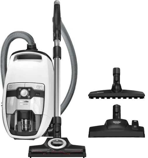 Miele Blizzard CX1 Total Solution Powerline 890W Bagless Cylinder Vacuum Cleaner, White | Atlantic Electrics - 42388615626975 